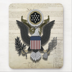Mousepad Americano Eagle na constituição
