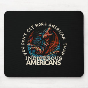 Mousepad Americanos nativos De Suporte Contra Trump