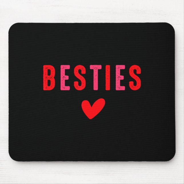 Mousepad Amigas fofas combinando mãe filha amiga (Frente)