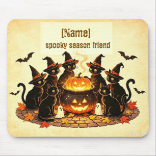 Mousepad Amigo da Temporada Assustadora Personalizado Hallo