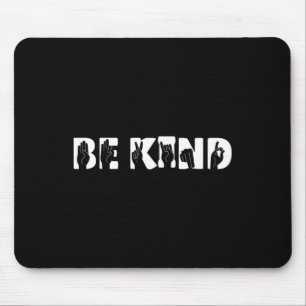Mousepad Amigo Sinal Linguagem Deficientes no Suporte à Con