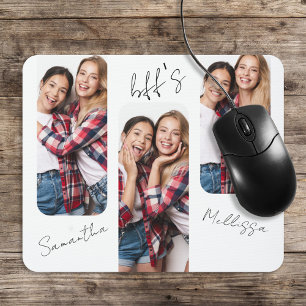 Mousepad Amigos BFF Personalizados Foto Moderna