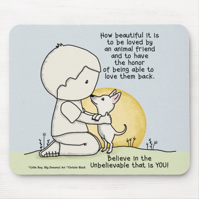 Mousepad Amigos de Animais (Frente)