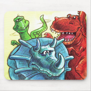 Mousepad Amigos do Dinossauro