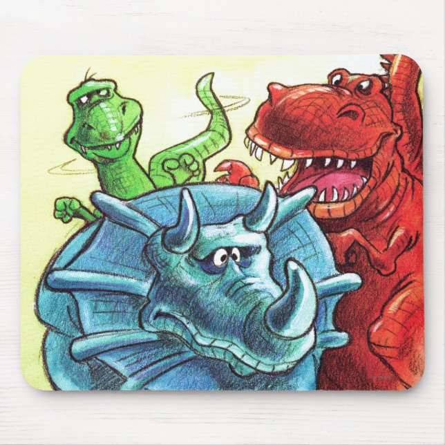Mousepad Amigos do Dinossauro (Frente)