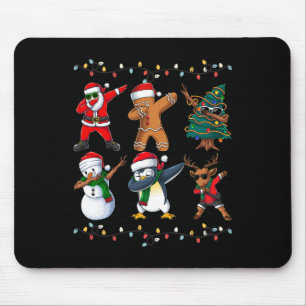 Mousepad Amigos Duendes do Papai Noel Dabbing Natal Meninos