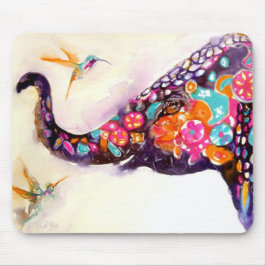 Mousepad "Amigos Enchanting" colibri & elefante