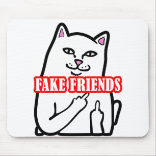 Mousepad Amigos Falsos de Dedos Médios