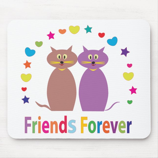 Mousepad amigos para sempre (Frente)