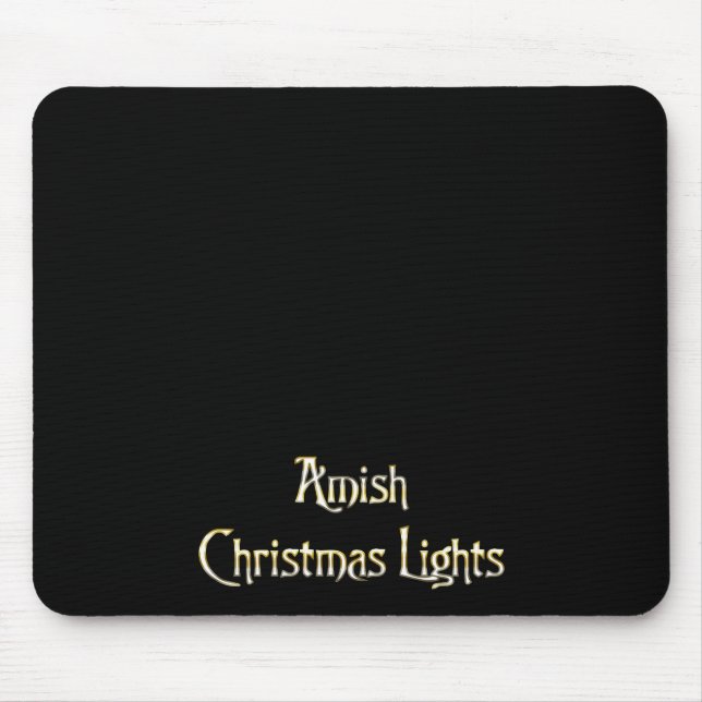 Mousepad Amish Christmas Lights (Frente)