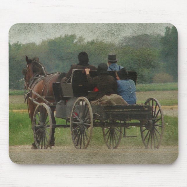 Mousepad Amish Family Outing (Frente)