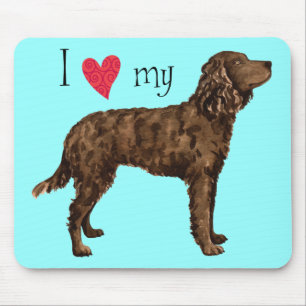 Mousepad Amo o meu Espanhol Americano de Água