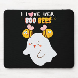 Mousepad Amo Seu Dia de as Bruxas engraçado De Abelhas Mari