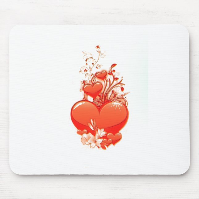 Mousepad Amo-te amor romântico namorados (Frente)