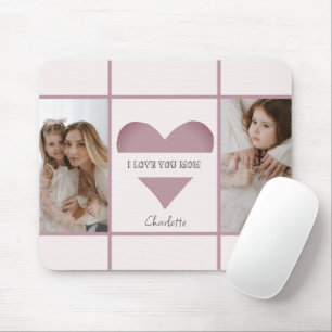 Mousepad "Amo-Te Mãe" Fotografias Personalizadas Pad De Mou