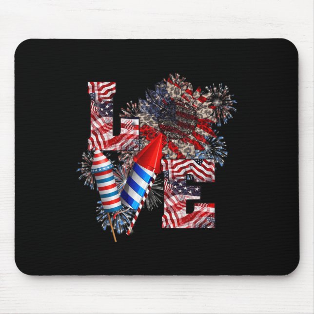 Mousepad Amor - 4 de Julho (Frente)