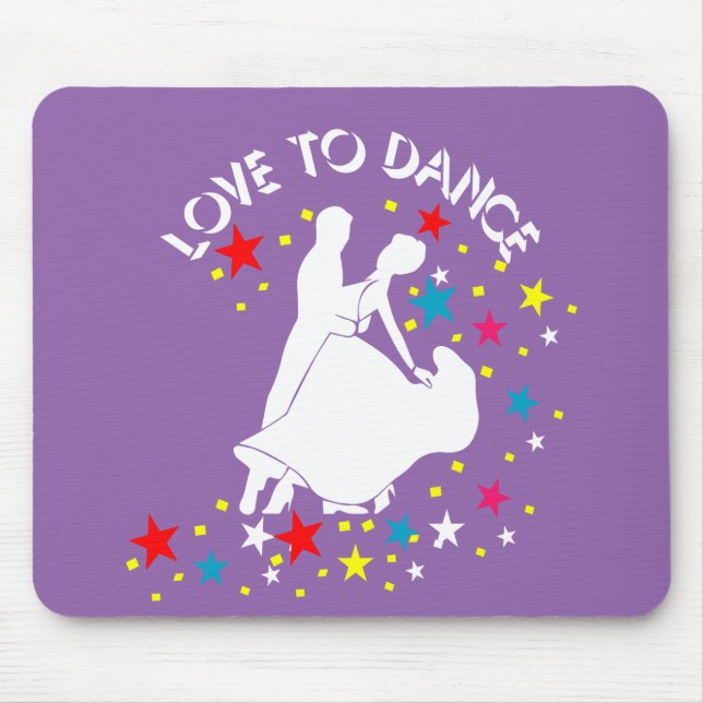 Mousepad Amor à dança (Frente)