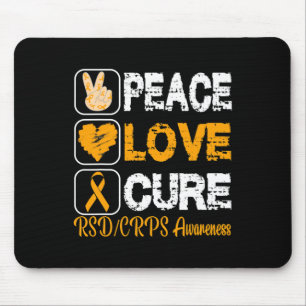 MOUSEPAD AMOR A PAZ CURA SENSIBILIZAÇÃO RSD CRPS