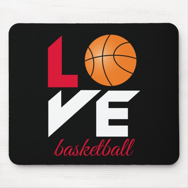 Mousepad Amor, basquete (Frente)