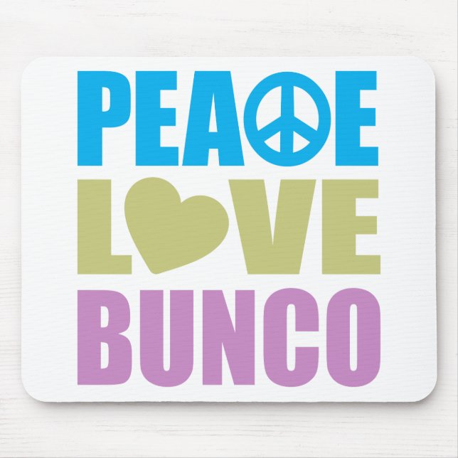 Mousepad Amor Bunco da paz (Frente)