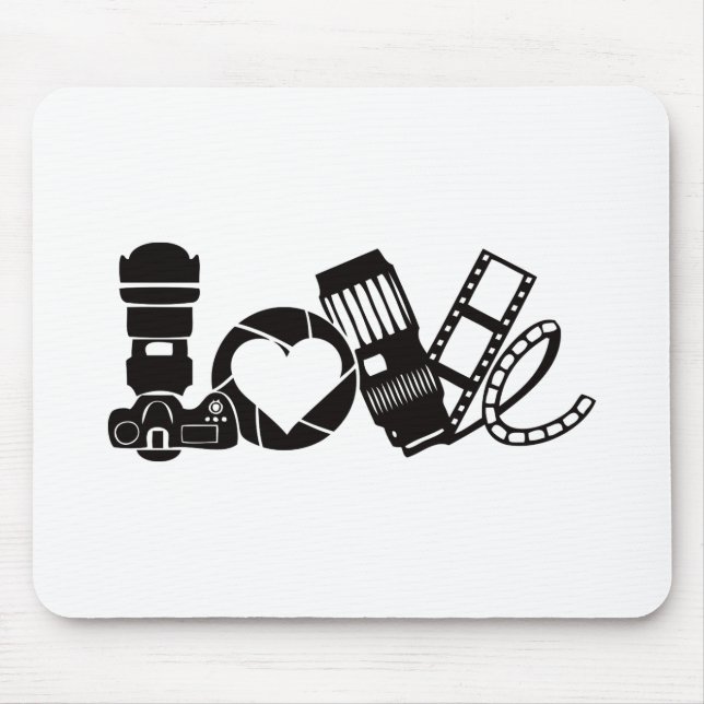 Mousepad Amor com Câmera (Frente)