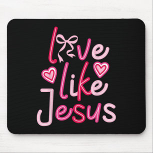 Mousepad Amor Como Jesus Dia de os namorados Christian