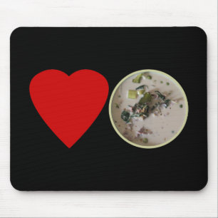 Mousepad Amor Curry Verde Tailandês.. Comida da rua Tailând