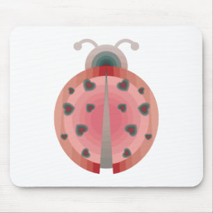 Mousepad amor de joaninha
