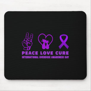 Mousepad Amor de Paz De Gato Divertido Curta Suporte à Sens
