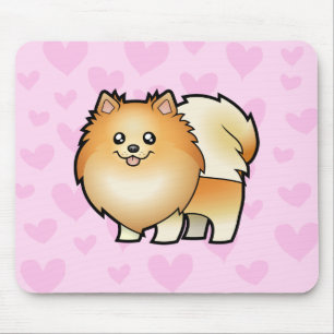 Mousepad Amor de Pomeranian