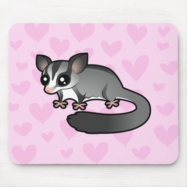 Mousepad Amor de Sugar Glider (Frente)
