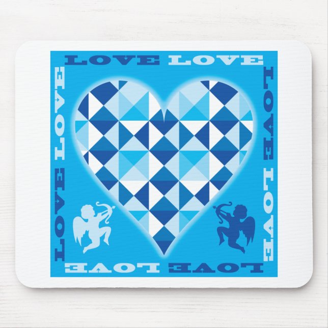Mousepad Amor (Diamante Azul) (Frente)