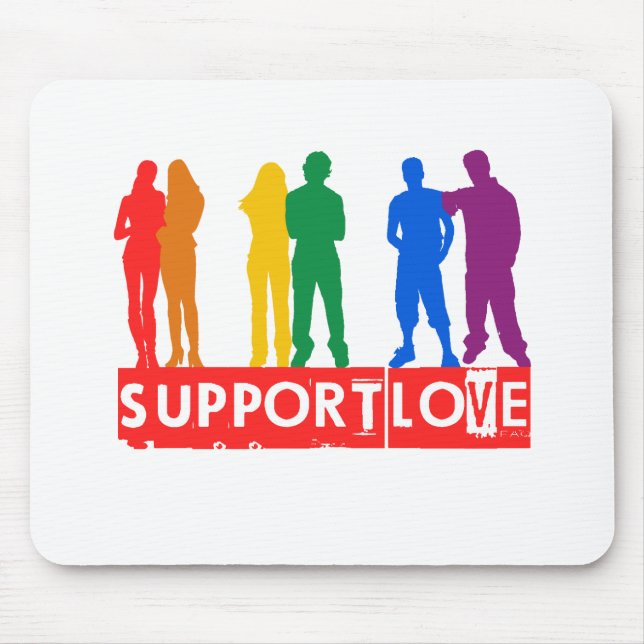 Mousepad Amor do apoio (Frente)