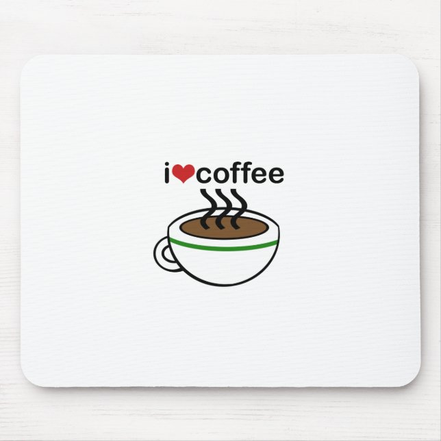 Mousepad Amor do café (Frente)