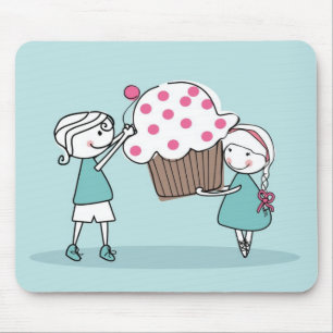 Mousepad Amor do cupcake