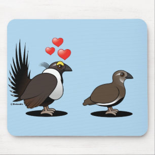 Mousepad Amor do galo silvestre prudente