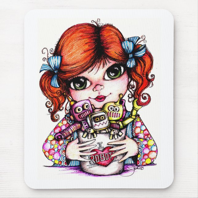 Mousepad Amor do robô (Frente)
