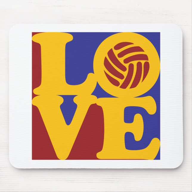 Mousepad Amor do voleibol (Frente)