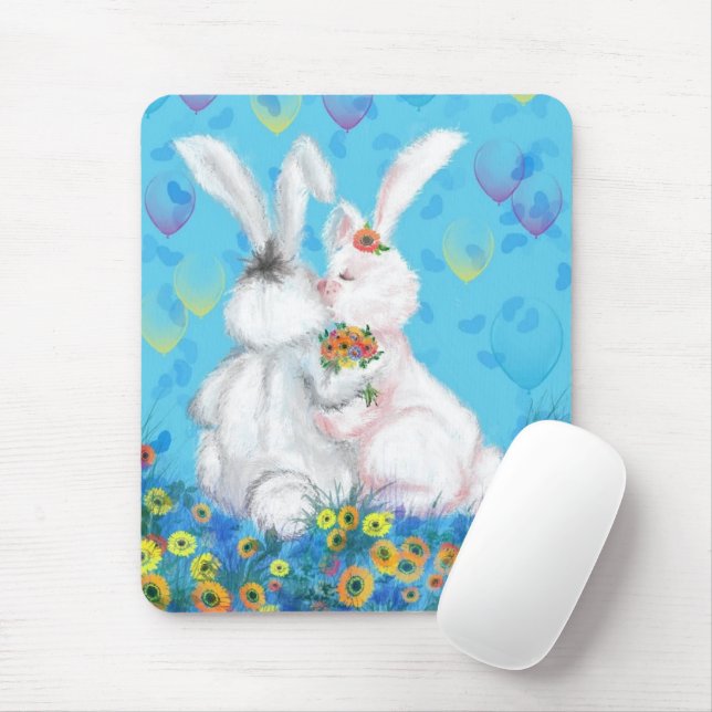Mousepad Amor doce - Beijo (Com mouse)