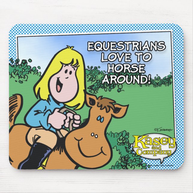 Mousepad Amor dos Equestrians a… (Frente)