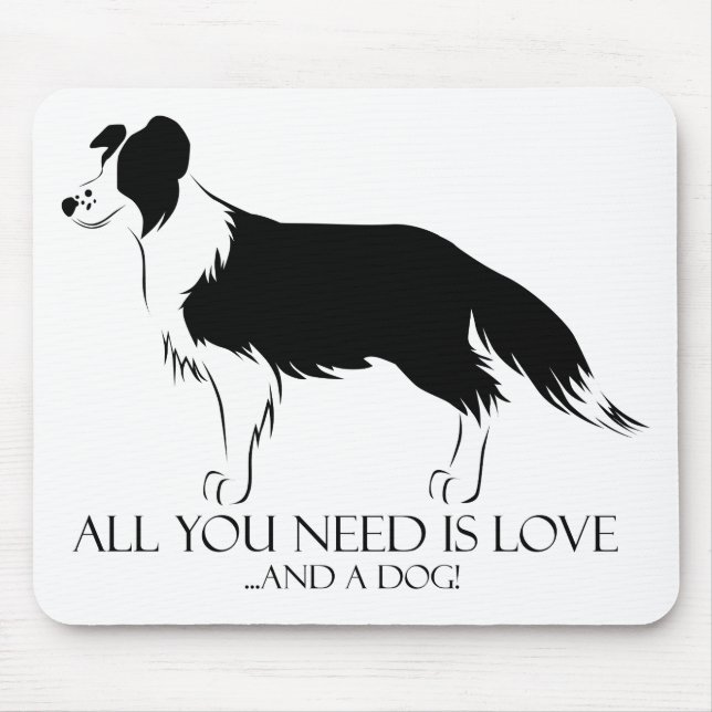 Mousepad Amor E Cachorro (Frente)