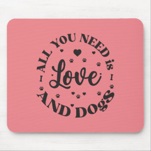 Mousepad "Amor e Cachorros"