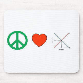 Mousepad Amor e economia da paz