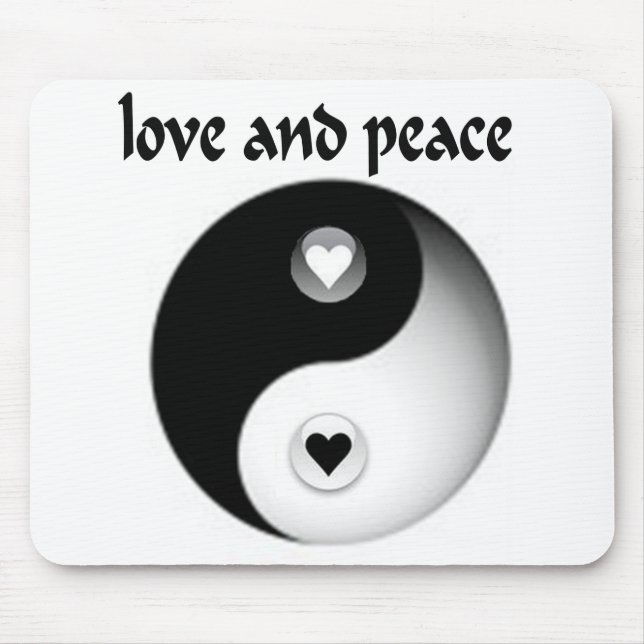 Mousepad Amor e Paz  (Frente)