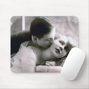 Mousepad Amor elegante da foto retro romântica do vintage
