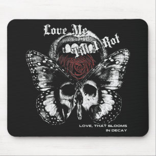 Mousepad Amor em Decadência - Design de Streetwear Gótico