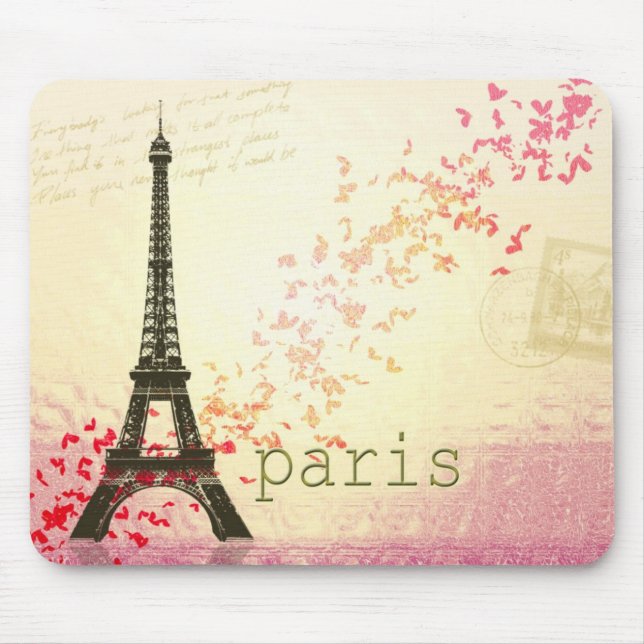 Mousepad Amor em Paris (Frente)