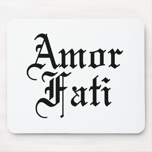 Mousepad Amor Fati - Amor Ao Destino (Frente)