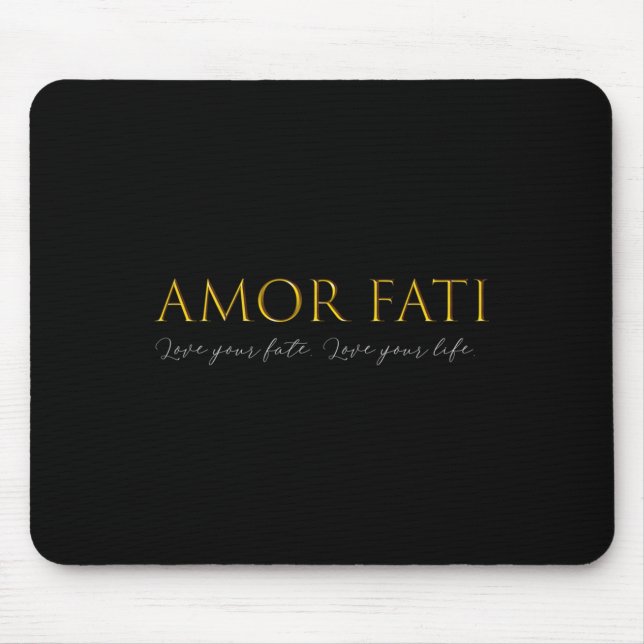 Mousepad Amor Fati De Filosofia Estática De Destino Quota L (Frente)