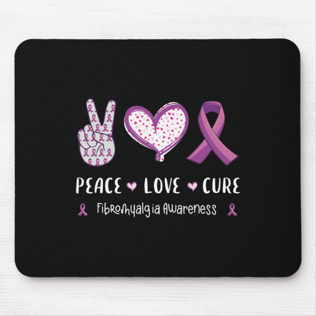 Mousepad Amor Fibromialgia Curta Sensibilização Homens Mulh (Frente)